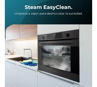 Cecotec Forno multifunzione Integrabile 60 cm Bolero Hexa M226000 Matt A. 2800 W, 72 L, 7 funzioni, modalità griglia, fan assisted grill, modalità convezione, defrost, Steam Base X2, Steam EasyClean,