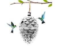 Fornitore di sostentamento per uccelliornamentali da patio - Stazione da pranzo aviaria in, mangiatoia da giardino per uccelliselvatici | Abbellimento del giardino esterno, distributore di net