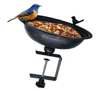 Fornitore di uccelli facile da installare con danza organizzare per montaggio rapido su balaustre del portico Fornitore di metallo per la pulizia del vassoio di lancio