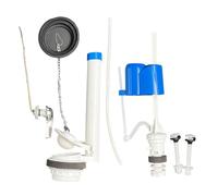 Fornitura per il bagno Accessori per pulsante a vite a filo Parte WC regolabile Adattatore per leva da bagno bianco Serbatoi di forma Anteriore per il risparmio di perdite Pulsante Attuatore