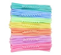 Forniture artigianali per tubi, pipe colorate | Bastoncini di ciniglia colorati, 300 -pipe arcobaleno,Bastoncini soffici morbidi, bastoncini di peluche per arti e mestieri, decorazioni creative