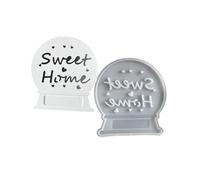 Forniture artigianali Stampo rotondo in silicone Creativo rotondo Lampada Stampo Artigianato Silicone Adatto per Gesso Casting Luce LED Embedding