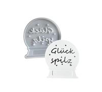 Forniture artigianali Stampo rotondo in silicone Creativo rotondo Lampada Stampo Artigianato Silicone Adatto per Gesso Casting Luce LED Embedding