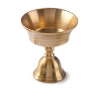 Forniture buddiste tibetane Templi Bruciatori a Olio Ghee Lampada Burro Portalampada In Ottone Tealight Titolare Tazza Decori Tavolo Elegante Arrangiamento