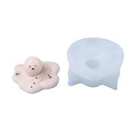 Forniture da forno Stampo in silicone per sciogliere la neve di Natale per aromaterapie fare cupcake cioccolato cottura vacanza stampo