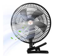 Forniture di raffreddamento personali interne del ventilatore della clip | Ventilatore elettrico a clip per auto, con 2 ingranaggi a vento, per camion, SUV, camper, pickup, minivan, barche