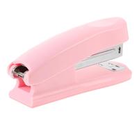 Forniture for ufficio Cucitrice for piccola scrivania in metallo Desktop rosa Cucitrici compatte Cucitrice a Pinza(Pink)