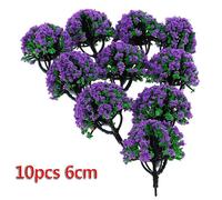 Forniture Modello Alberi Plastica 6cm for decorazione Diorama Scenario