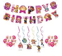 Forniture per la decorazione e il layout della scena di una festa a tema Paw Patrol, ideale come regalo per feste e vacanze, decorazione per feste di compleanno carnival (stile e colore casuali) tovag