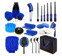 Forniture per la pulizia 'automobile, kit di lavaggio 'automobile, Set di detergenti per polveri automobilistici, Kit di lavaggio per auto e interni per auto multifunzione per uso d