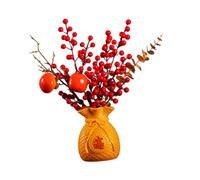 Forniture per le feste di bouquet rosso artificiale per la libreria della