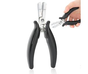 Forniture per L'estensione della Parrucca, Pinze per L'estensione dei Capelli per Micro Anelli Strumento Professionale per L'estensione dei Capelli