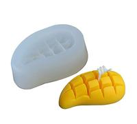 Forniture per sapone fatto a mano Stampi in silicone per fondente Squisita decorazione di torte a forma di mango flessibile per la cottura