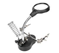 Forniture per Ufficio Stazione di Saldatura Strumento per Saldatura con Lente d'ingrandimento da Tavolo con Mani d'aiuto 3,5X 12X Luci a LED per Modellazione di Assemblaggio