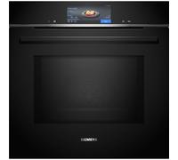 Siemens Forno pirolitico combinato con microonde da incasso HM778GMB1 finitura nero da 60 cm