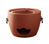 forno a carbone di argilla, Stufa a carbone di argilla rossa for grigliare e preparare il tè, 6x5 pollici, for 1-4 persone