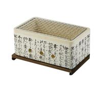 forno a carbone di argilla, Stufa a carbone giapponese in argilla, stufa a legna, barbecue, confezione da 4, diverse misure(25x15x10cm/10x6x4in)