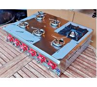 Forno a gas Kunefe 5 + 1 AUTOMATICO ruota fornello per ristorante Kunafah