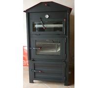 Forno a legna a cottura indiretta camera in refrattario 81 X 103