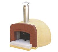 FORNO A LEGNA BETON FRAFRANTE 120x138x120h con rivestimento e canna fumaria