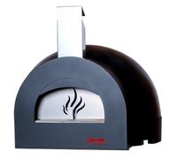 Forno a Legna da Esterno Cottura Diretta in Refrattario Zio Ciro Subito Cotto 80 Nero