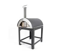 Forno a legna per pizza Alfonso 6 pizze 500°C con carrello e accessori