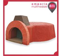 FORNO A LEGNA REFRATTARIO PREFABBRICATO 120X165 cm PER PIZZA PANE DOLCI ARCO [EEK: Conforme]