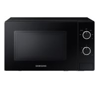 FORNO A MICROONDE 20L 1050W DESIGN VETRO NERO DOPPIA MANOPOLO DUAL DIAL COTTURA