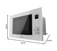 Cecotec Grandheat 2090 Touch White Microonde Integrato con Grill 21L 1200W Bianco