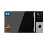 Cecotec Microonde Digitale con Grill 25L Proclean 2500. 850W, Grill 1200W, Convezione 2200W, 8 Programmi, 5 Livelli di Potenza, Piatto 315mm, Timer 60m, Sicurezza Bambini, Tattile
