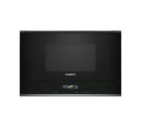 Siemens BE732R1B1 iQ700 Microonde da incasso, nero, cookControl10, programmi automatici, humidClean Plus, pulizia degli interni, tecnologia inverter a microonde, display TFT full touch