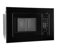 Forno a microonde da incasso Bomann con grill | 60 cm | Microonde 800 W | Grill 1000 W | Include griglia e piatto girevole | Forno a microonde da incasso 20 litri | MWG 2215 EB Nero