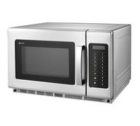 HENDI Microonde, 1800W, 10 programmi predefiniti, diametro massimo del piatto: 355mm, potenza entrata 3000W, 34L, 230V, 574x528x(H)368mm, camera 360x409x(H)225mm, acciaio inossidabile