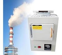 Forno a Muffola Da Tavolo Compatto, Forno in Fibra Ceramica, Piccolo Forno Elettrico Da Laboratorio, Controllo Integrato Del Programma, Trattamento Termico per Metallo/Ceramica/Plastica/Titanio