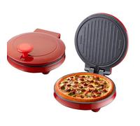 Forno a pizza elettrica, macchina per pizza per la casa 1000W, bakin a doppia faccia, rivestimento antiaderente per la cottura del pane a macchina per bistecca