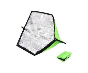 Forno a specchio parabolico: utilizzo energetico altamente efficiente, area di cottura compatta e pieghevole, dispositivo di cottura sostenibile con design a tubi sottovuoto | Spedizioni Escurs