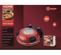 Forno Automatico Per Pizza Piastra 31 Cm Inox Express Pizza Maker 1200W HM-5375 [EEK: Conforme]
