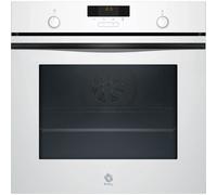 Balay - Forno multifunzione, 60 cm, Aqualisis, Control Comfort, 10 ricette, binari estensibili, vetro bianco, 3HB5159B3