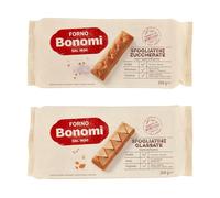 Forno Bonomi kit Sfogliatine Glassate + Sfogliatine Zuccherate. Gusta le sfogliatine Forno Bonomi in entrambe le sue versioni. Il kit contiene 2 confezioni da 200g cad.