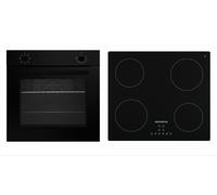 Forno Cucina Matt Nero Piano Induzione Incasso Autonomo Senza Cornice Respekta [EEK: A]