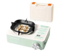 Forno da campeggio portatile - Bruciatore da campeggio con borsa per il trasporto | Fornello esterno portatile | 6000 W accensione automatica ad alte prestazioni all'aperto pentole da cucina per