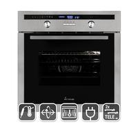 Forno da incasso 60 cm 70L Rosticceria Griglia Aria calda Cassetti telescopici [EEK: A]