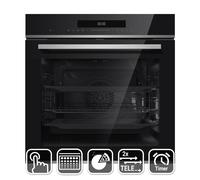 Forno da incasso elettrico 60 cm 72L Pirolisi, Circolazione dell'aria Aria calda [EEK: A++]