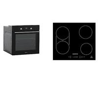 Forno da incasso in vetro autosufficiente LED Timer induzione Bridgezone Slider Controllo Respekta