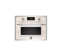Forno da Incasso Microonde Bertazzoni Combinato 38 Litri Altezza 45 cm Serie Heritage Avorio Finiture Inox F457HERMWTAX #CONSEGNA IN 3 SETTIMANE##CONSEGNA IN 3 SETTIMANE#