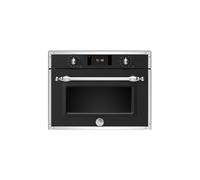 Forno da Incasso Microonde Combinato Bertazzoni 38 Litri Altezza 45 cm Serie Heritage Nero Opaco F457HERMWTNE #CONSEGNA IN 3 SETTIMANE##CONSEGNA IN 3 SETTIMANE#