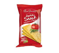 FORNO DAMIANI 30 SCHIACCIATINE THREE Snack PIZZA Pomodoro e Origano da 40g - Focaccia Romana Sottile e Croccante - Aperitivo Salato all'Italiana - (30 unità, Three Snack Pizza) -