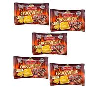 Forno Damiani® | Croccantelle® Crackers Gusto Barbecue con Olio di Oliva - 5 x 35 Gr | Crackers Salati Aperitivo | Stuzzichini Salati Gusto BBQ Ribs