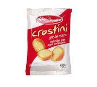 FORNO DAMIANI CROSTINI GUSTO PIZZA - Snack Aperitivo Salato - 2 Cartoni da 50 Pezzi da 35g - 100 Pezzi -