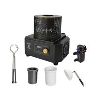 Forno di fusione dei metalli 220V 1-3KG Mini macchina di colata a induzione da 1600 gradi for la fusione di attrezzature for gioielli con nastro d'oro(MM-2000)